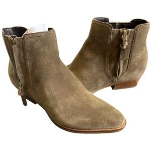 Cole Haan Hadlyn Bootie Berkshire Suede Ankle Boots, versatile, western inspired